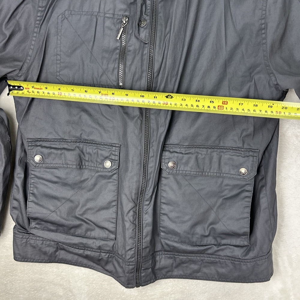 Levi's Strauss Zip Up Jacket Men's Size Large Gray Pockets Coat - Picture 11 of 12